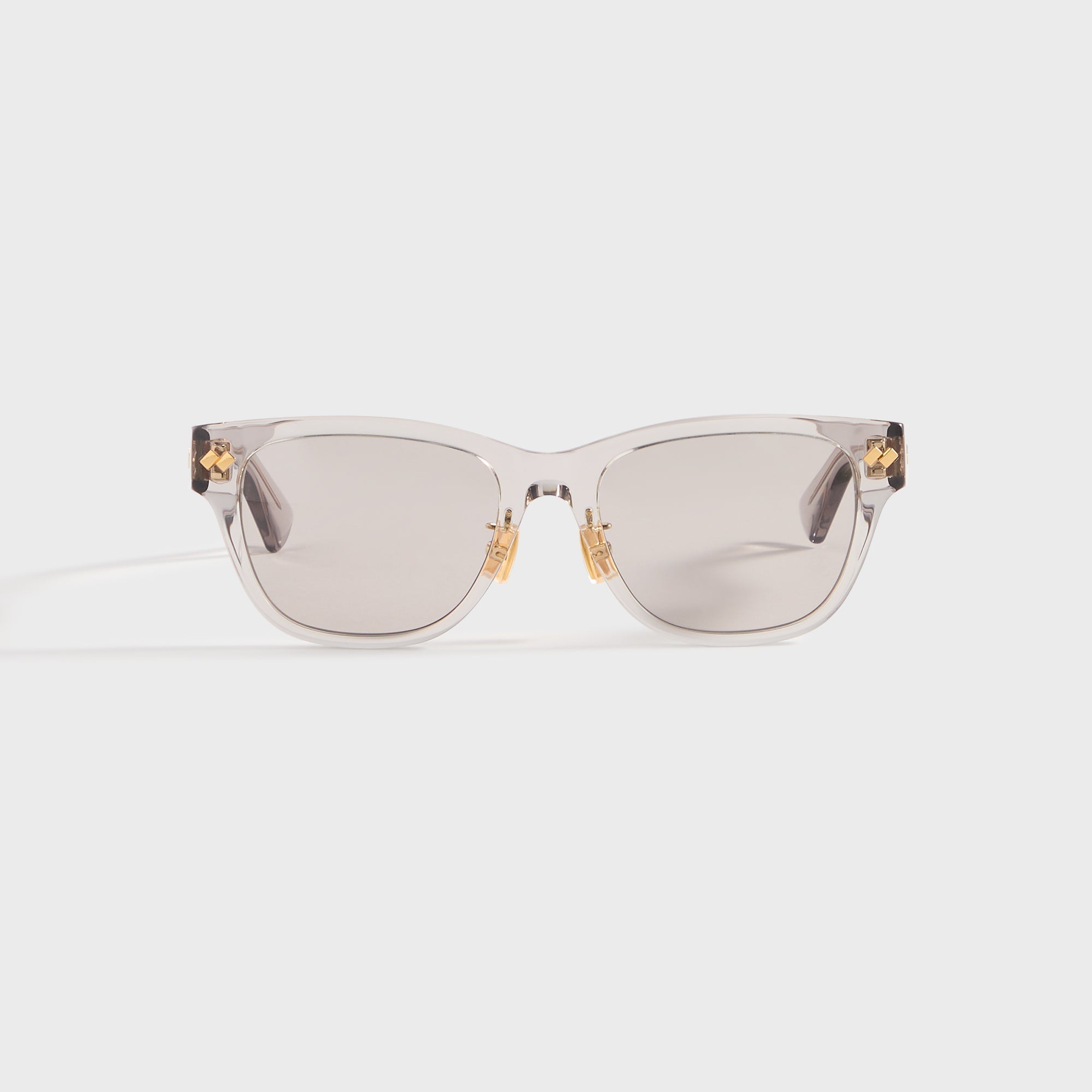 Square Sunglasses Grey Bottega veneta – Гарантія оригінальності – боковий вид