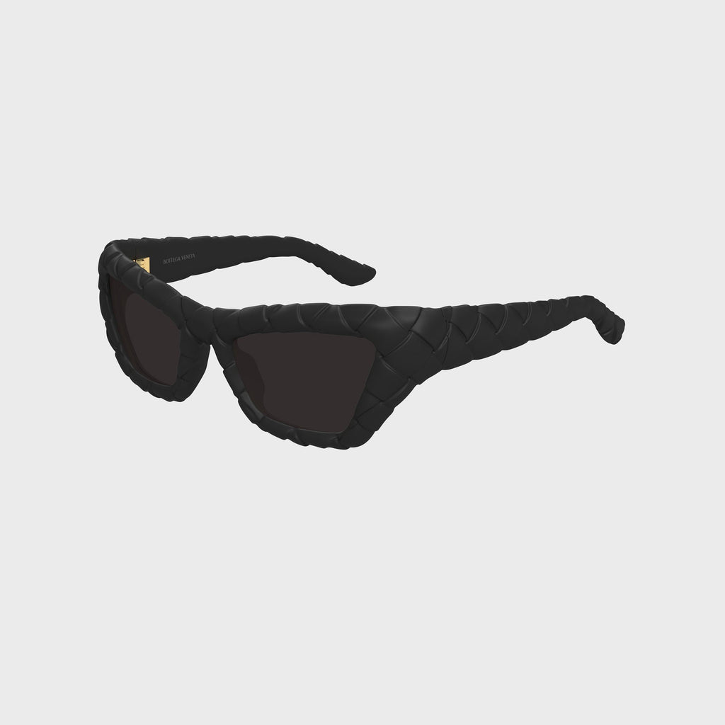 Оригінальна Recycled Acetate Bio Injection Frames Black Bottega veneta – боковий вид
