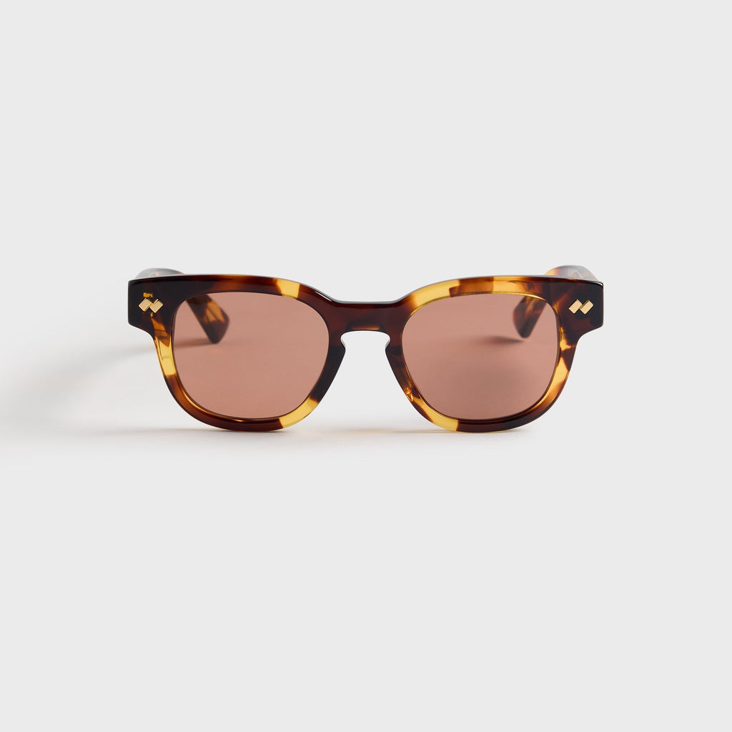 Square Acetate Sunglasses Havana Bottega veneta оригінал – Купити в Україні – боковий вид