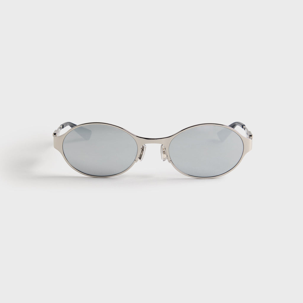 Оригінальна Bv1456s Metal Sunglasses Silver Bottega veneta – боковий вид