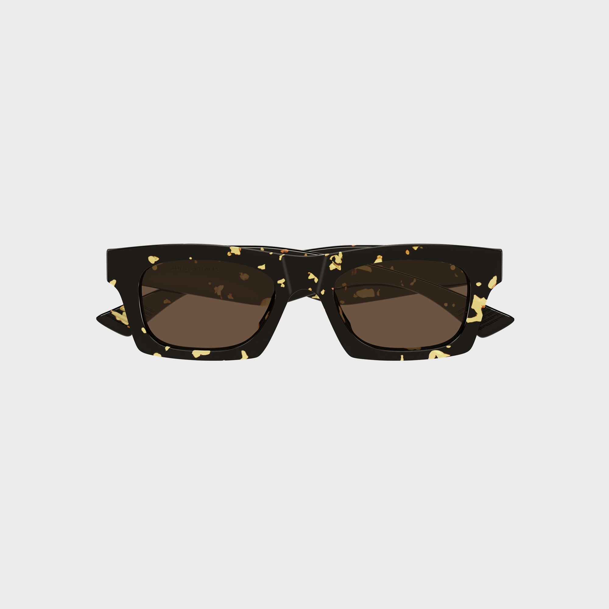 Recycled Acetate Rectangle Sunglasses Havana Bottega veneta оригінал – Купити в Україні – вид ззаду