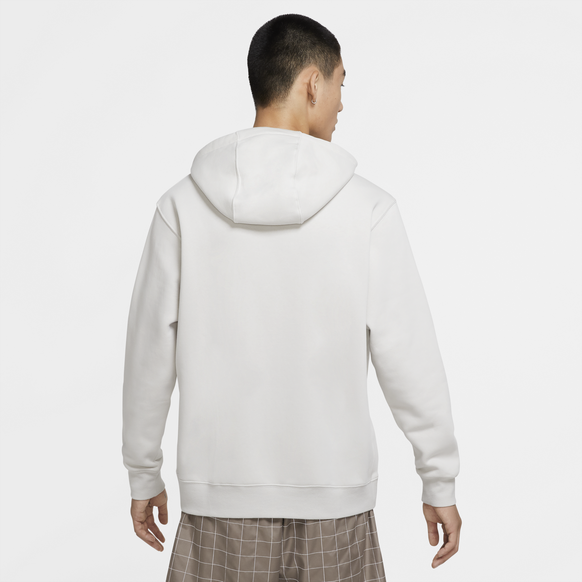 Оригінальна Mens Sportswear Club Fleece Hoodie Light Bone Nike – детальний вид - NIKE