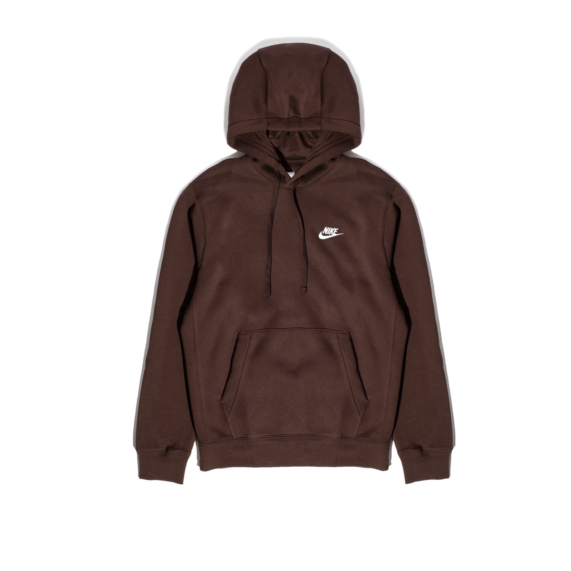 Оригінальна Mens Sportswear Club Fleece Hoodie Brown Basalt Nike – боковий вид - NIKE
