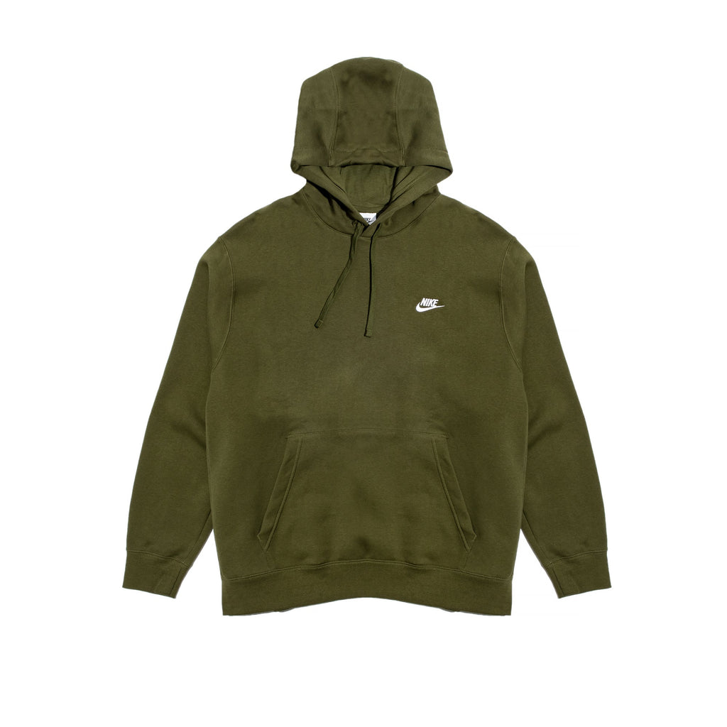 Mens Sportswear Club Fleece Hoodie Rough Green Nike оригінал – Купити в Україні – боковий вид