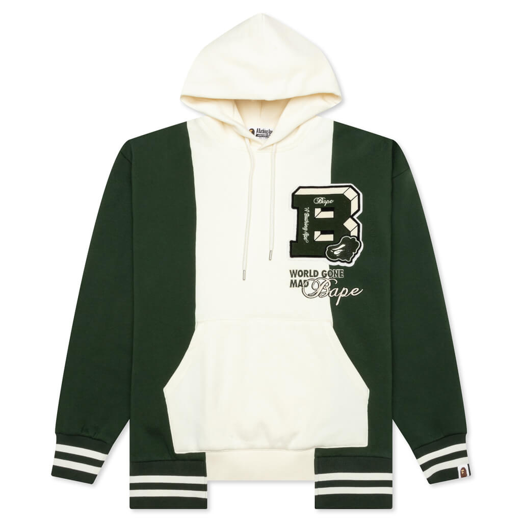 Badges Color Blocking Pullover Hoodie A bathing ape – Гарантія оригінальності – боковий вид
