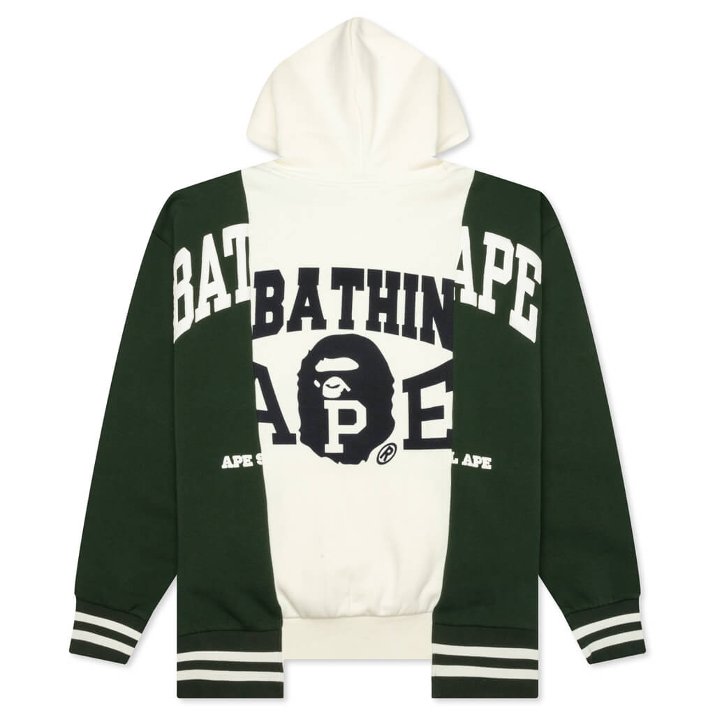 Badges Color Blocking Pullover Hoodie A bathing ape – Гарантія оригінальності – вид ззаду