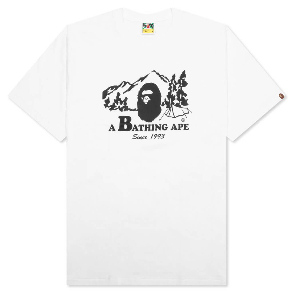 Оригінальна Camp Tee White A bathing ape – боковий вид