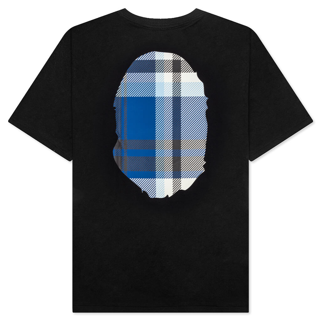 Check Big Ape Head Tee Black A bathing ape – Гарантія оригінальності – вид ззаду
