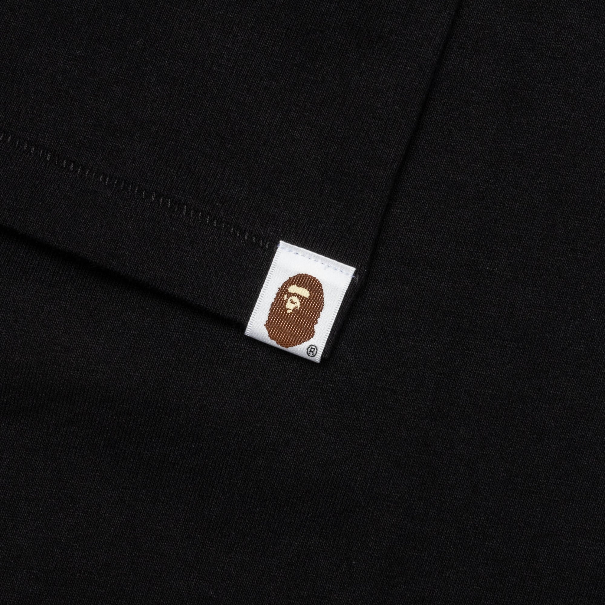 Check Big Ape Head Tee Black A bathing ape – Гарантія оригінальності – збільшений вид