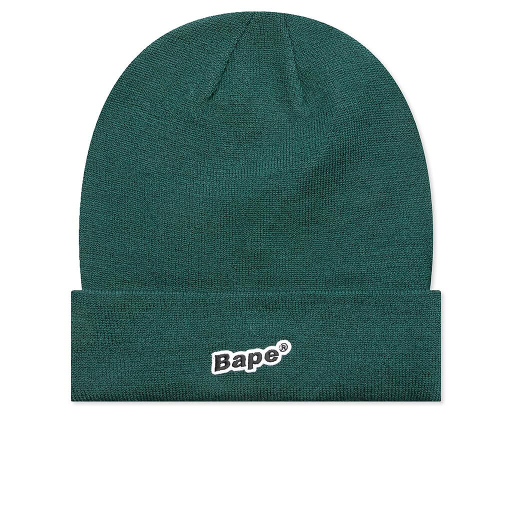 Patch Knit Cap Green A bathing ape – Гарантія оригінальності – детальний вид