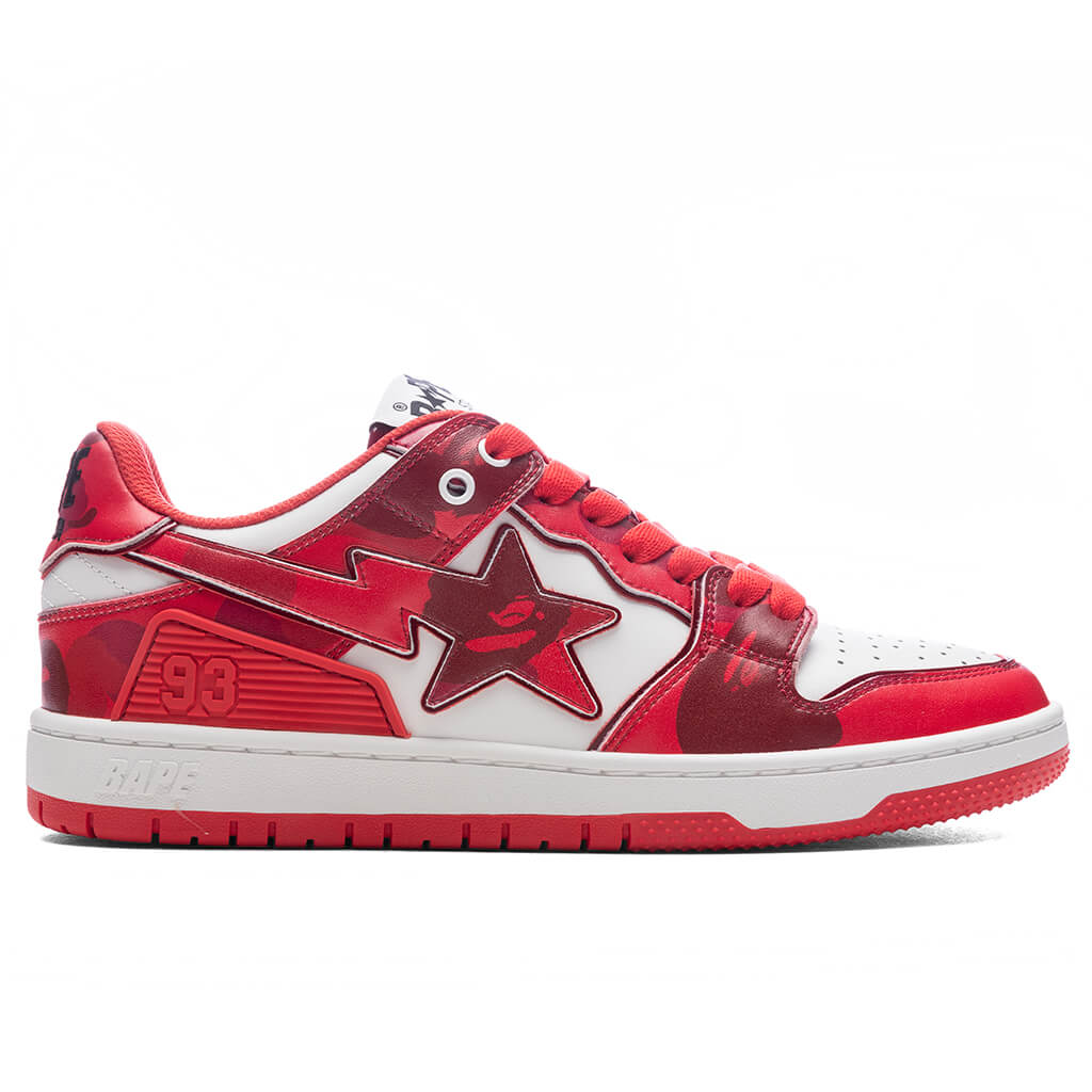 Sk8 Sta #1 M2 Red A bathing ape оригінал – Купити в Україні – боковий вид