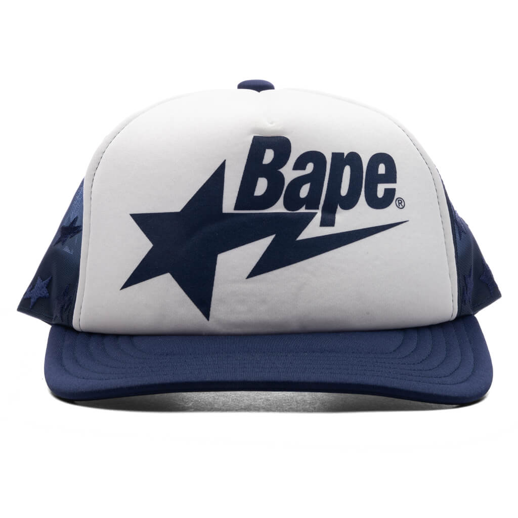 Оригінальна Sta Mesh Cap Navy A bathing ape – боковий вид