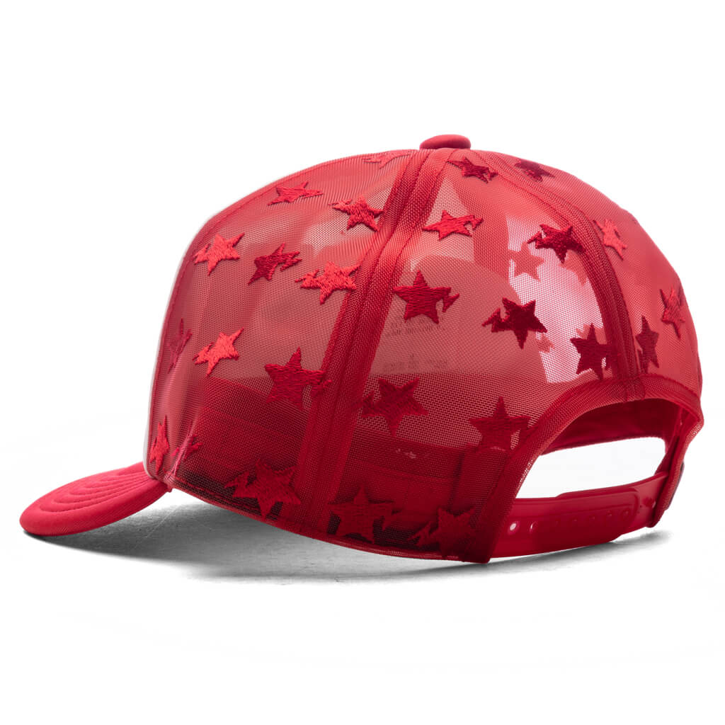 Оригінальна Sta Mesh Cap Red A bathing ape – збільшений вид