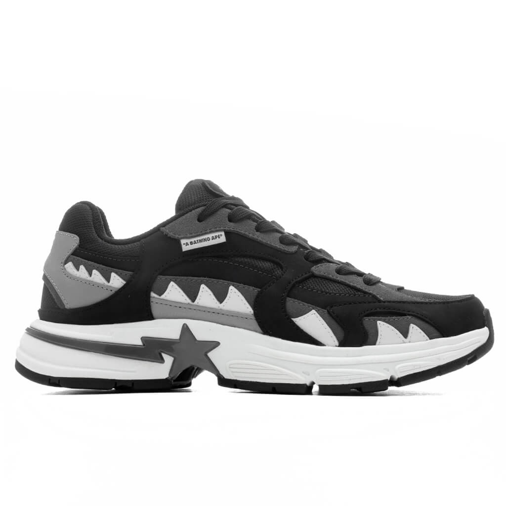 Оригінальна Shark Sta #1 M2 Black A bathing ape – боковий вид