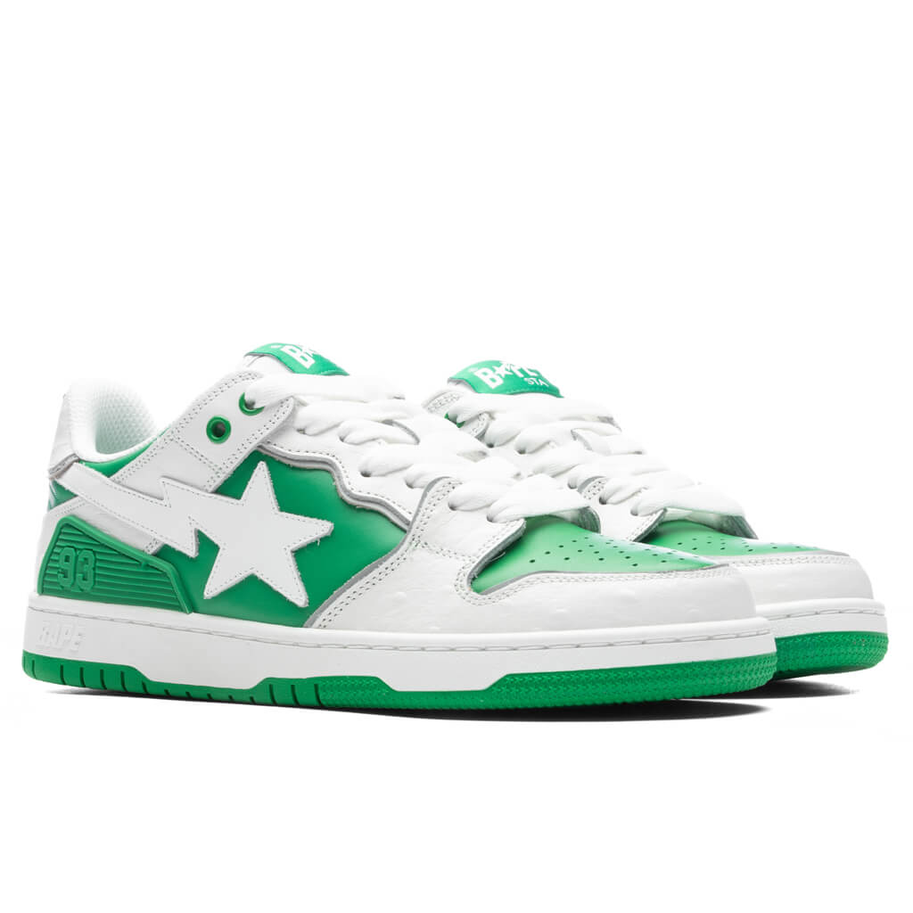 Sk8 Sta #1 Green A bathing ape – Гарантія оригінальності – вид ззаду