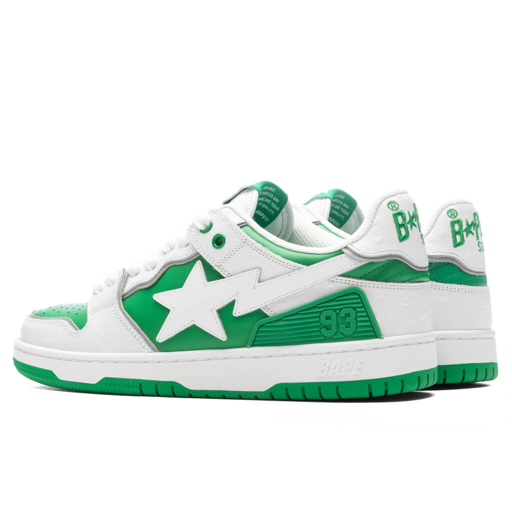Sk8 Sta #1 Green A bathing ape – Гарантія оригінальності – детальний вид