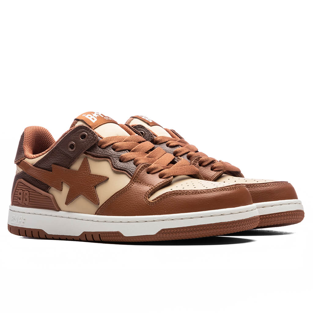 Оригінальна Sk8 Sta #5 M1 Brown A bathing ape – вид ззаду