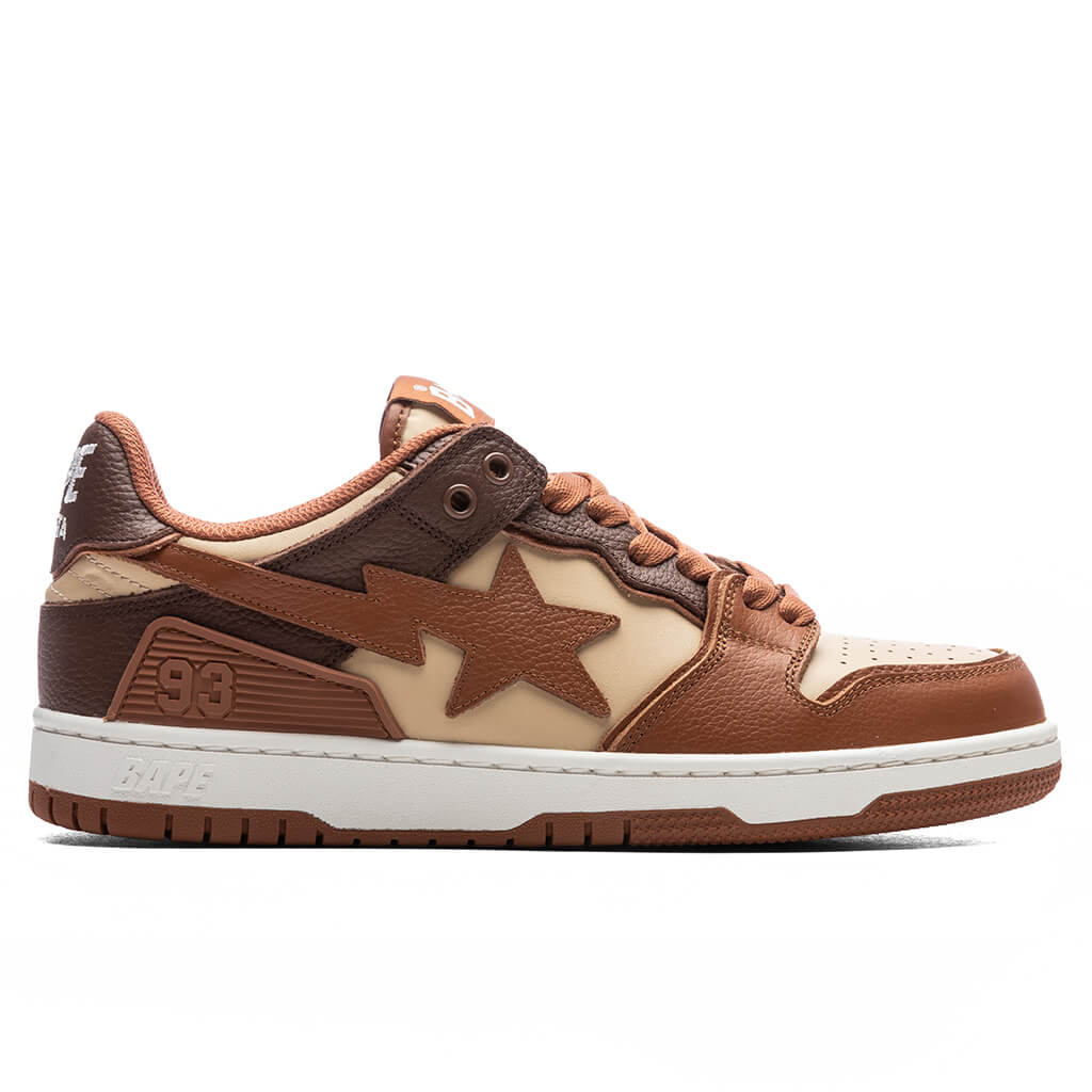 Оригінальна Sk8 Sta #5 M1 Brown A bathing ape – боковий вид - A BATHING APE