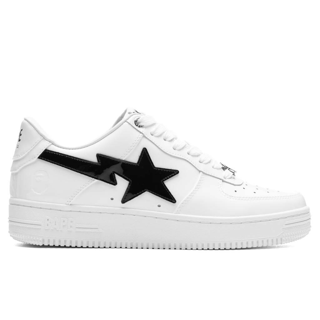 Sta #2 White A bathing ape – Гарантія оригінальності – боковий вид