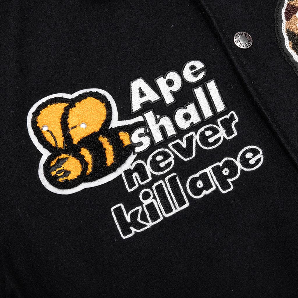 Varsity Jacket Black A bathing ape оригінал – Купити в Україні – детальний вид