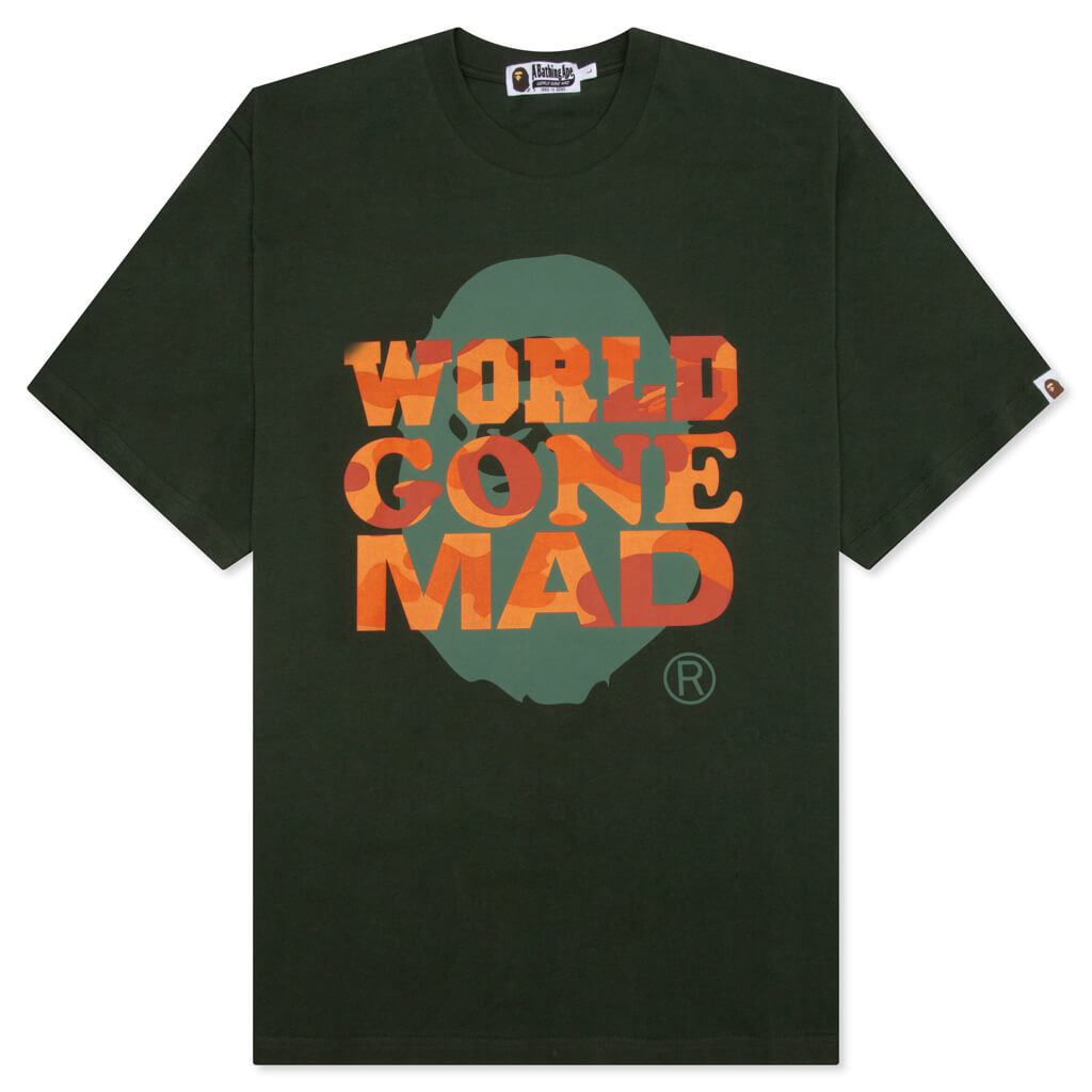 Wgm Tee Green A bathing ape – Гарантія оригінальності – боковий вид