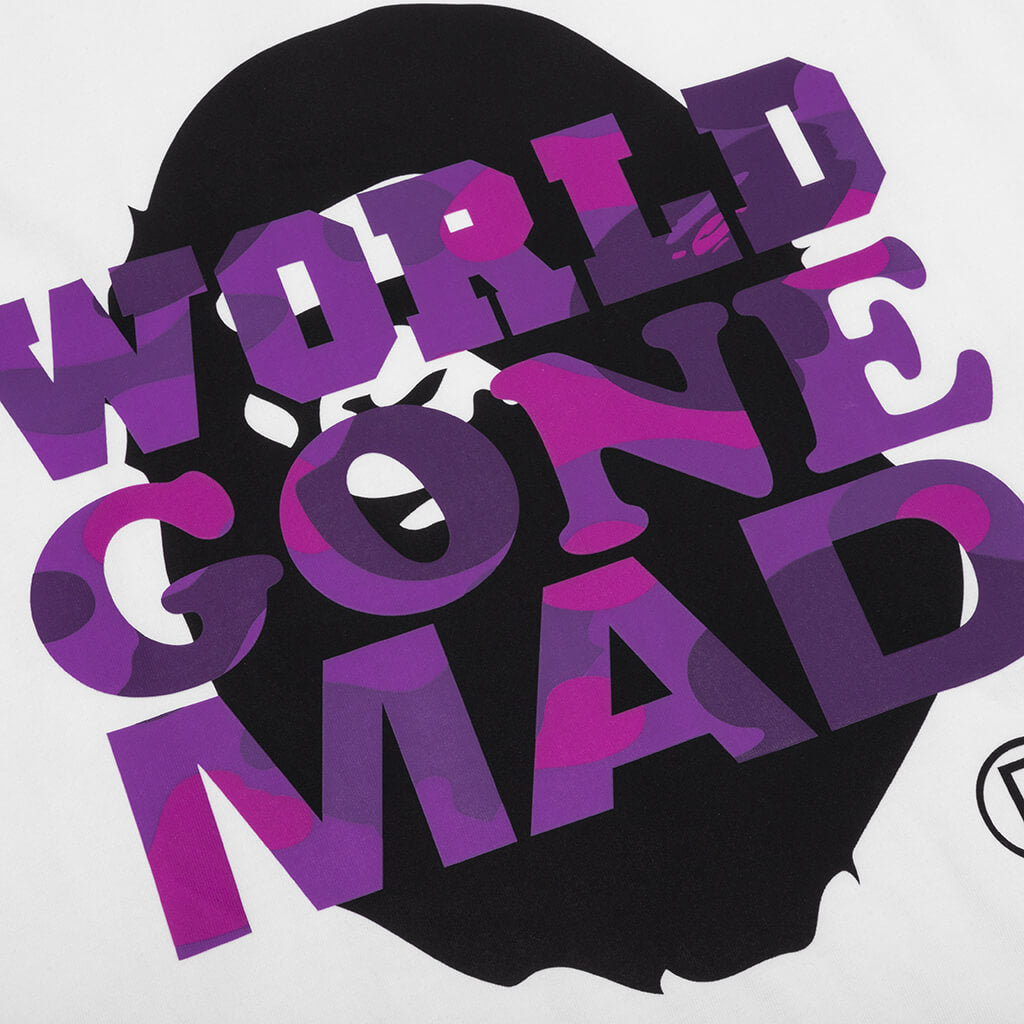 Wgm Tee White A bathing ape – Гарантія оригінальності – детальний вид