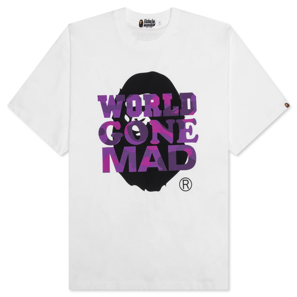 Wgm Tee White A bathing ape – Гарантія оригінальності – боковий вид