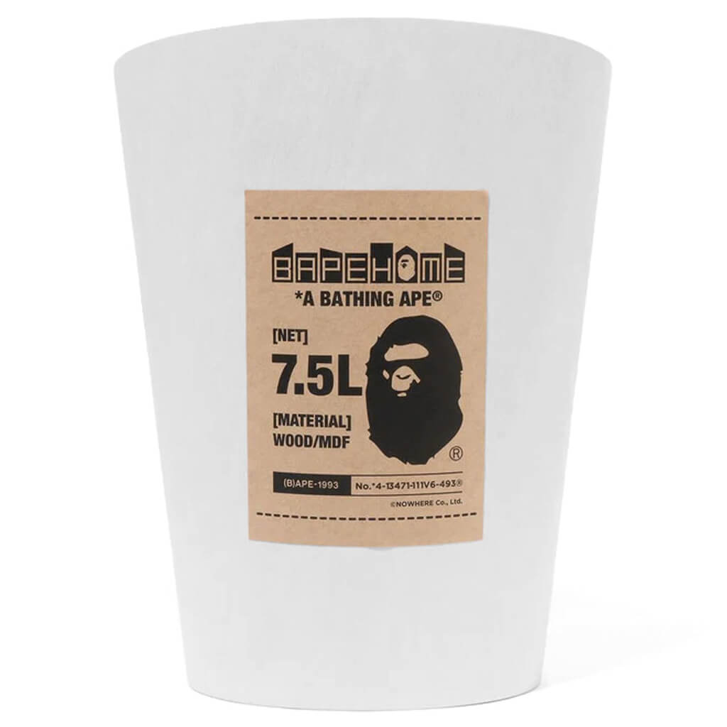 X Umbra Woodrow Trash Can White A bathing ape оригінал – Купити в Україні – вид ззаду