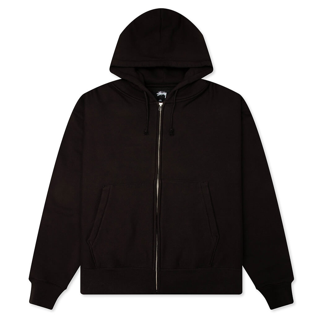 Basic Diamond Zip Hoodie Stussy – Гарантія оригінальності – боковий вид
