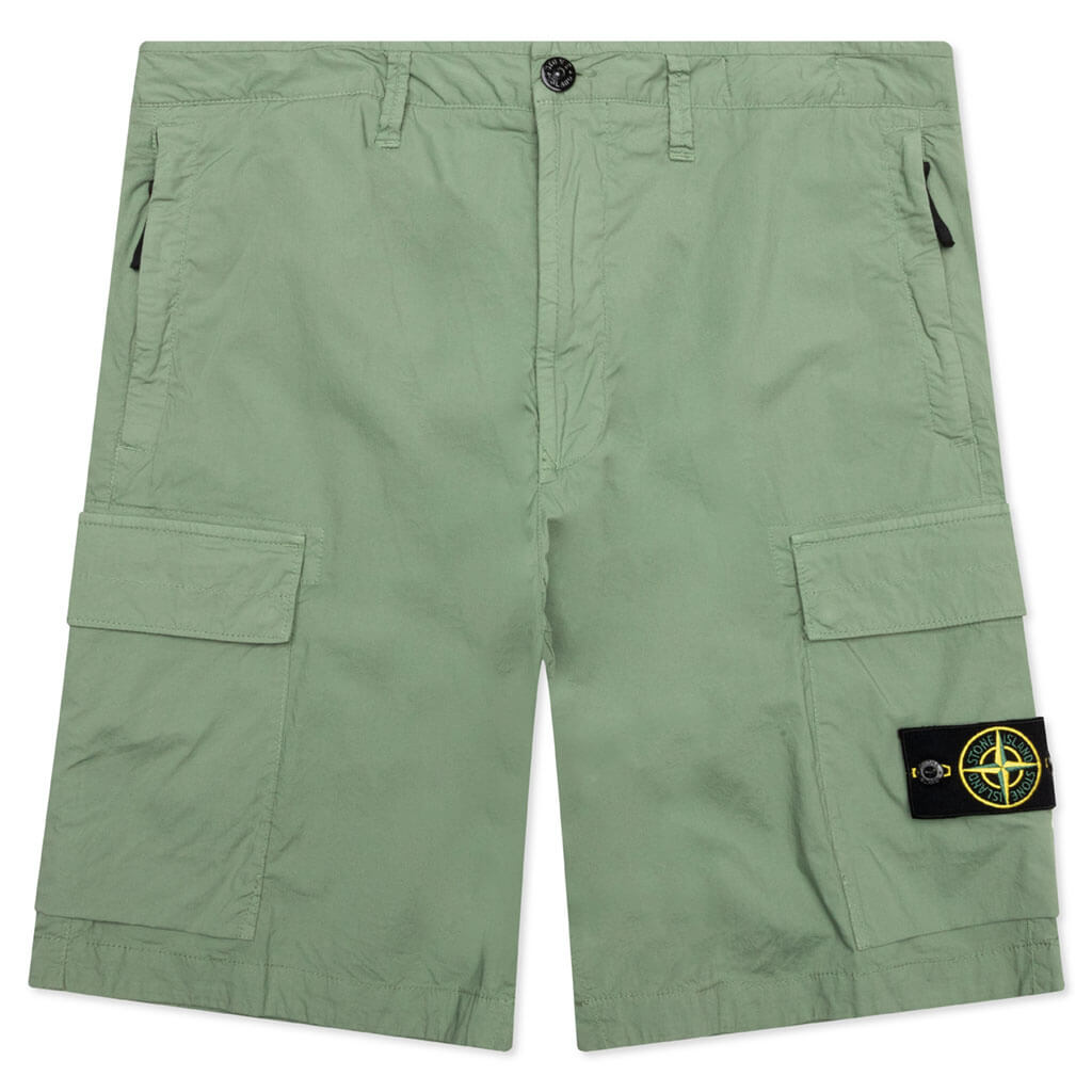 Cargo Bermuda Shorts - Sage - STONE ISLAND