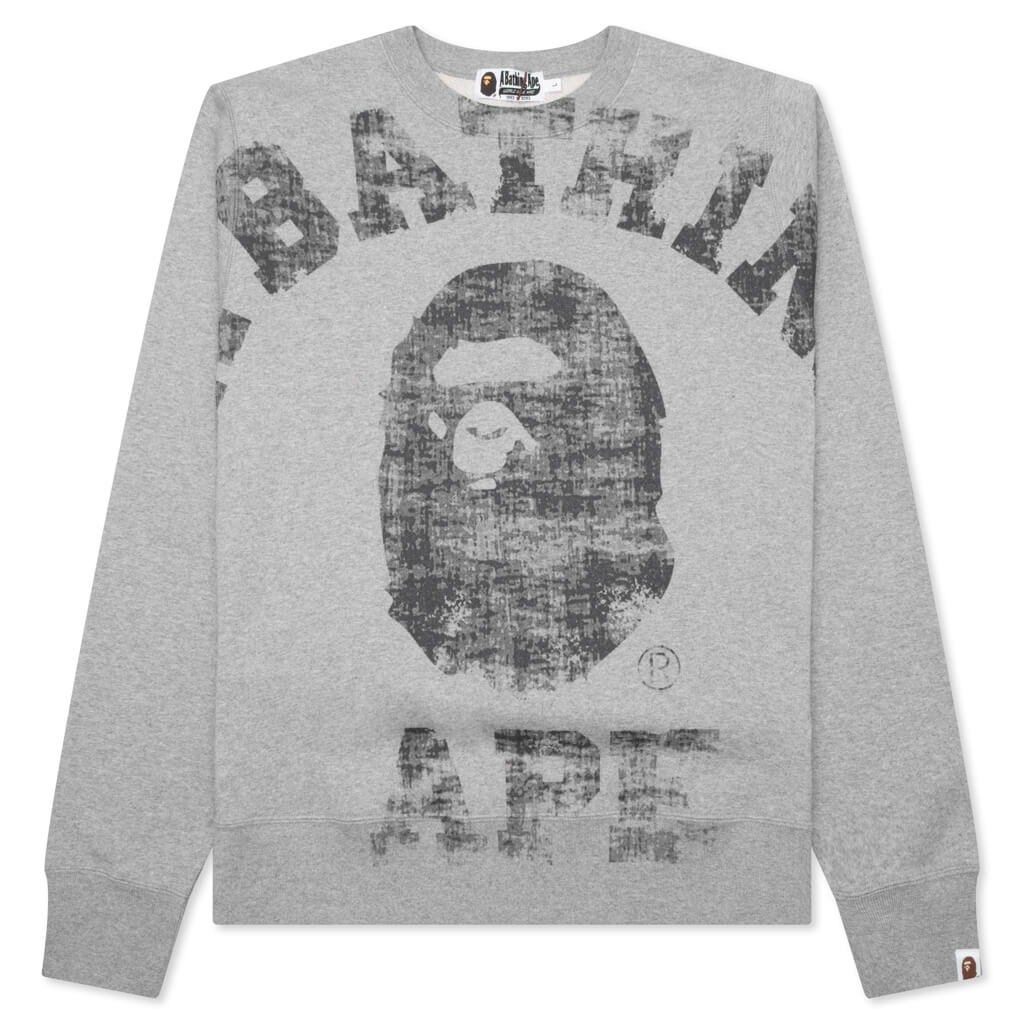Оригінальна Big College Crewneck A bathing ape – боковий вид