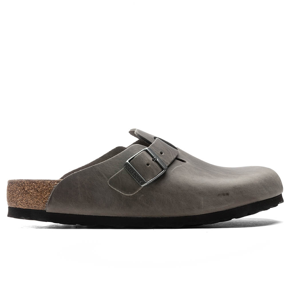 Wide Boston Soft Footbed Birkenstock оригінал – Купити в Україні – боковий вид