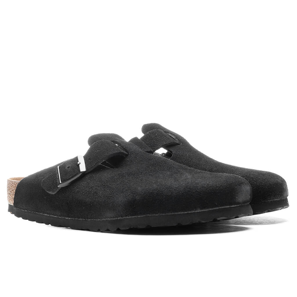 Wide Boston Soft Footbed Suede Birkenstock оригінал – Купити в Україні – детальний вид