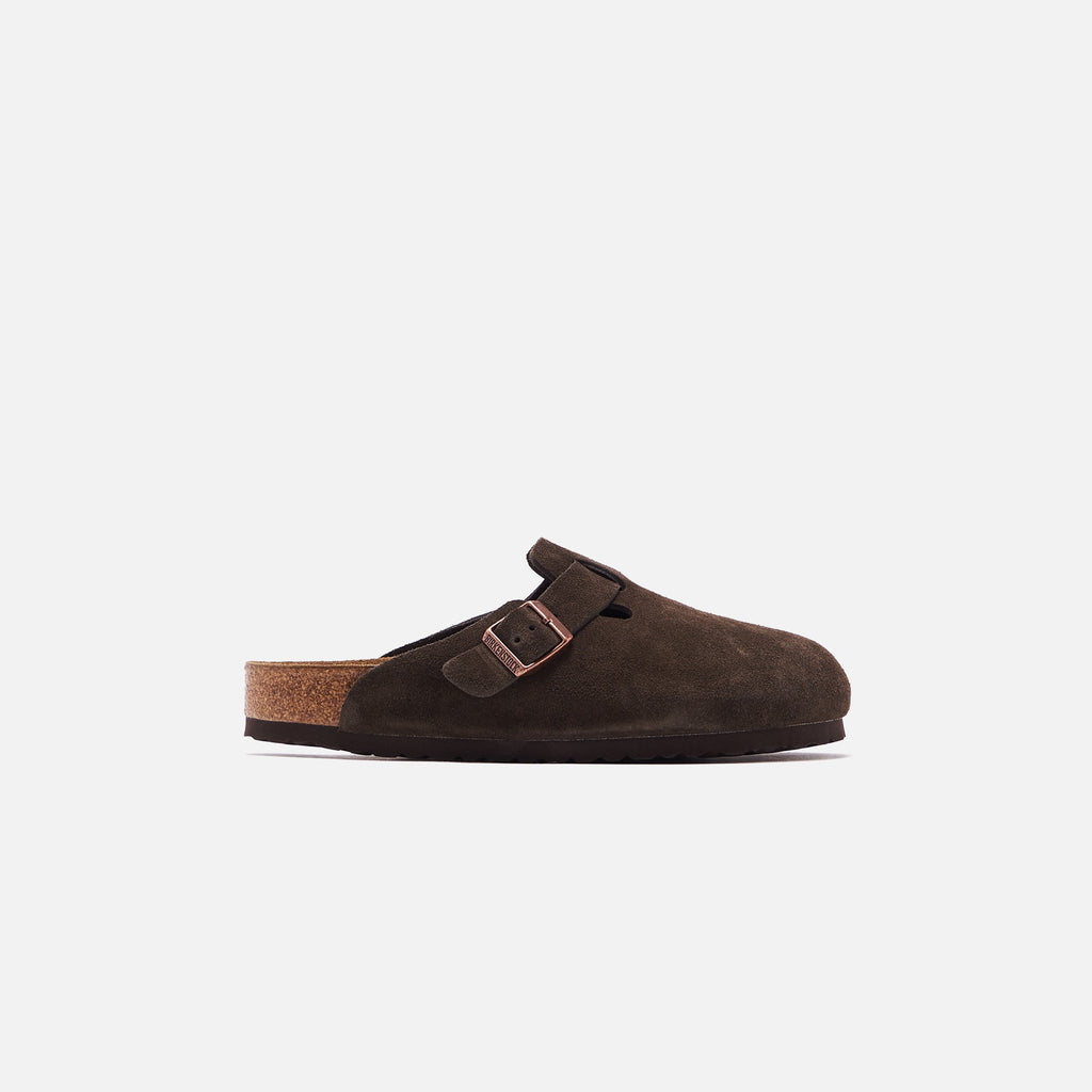 Boston Suede Mocha Birkenstock оригінал – Купити в Україні – боковий вид