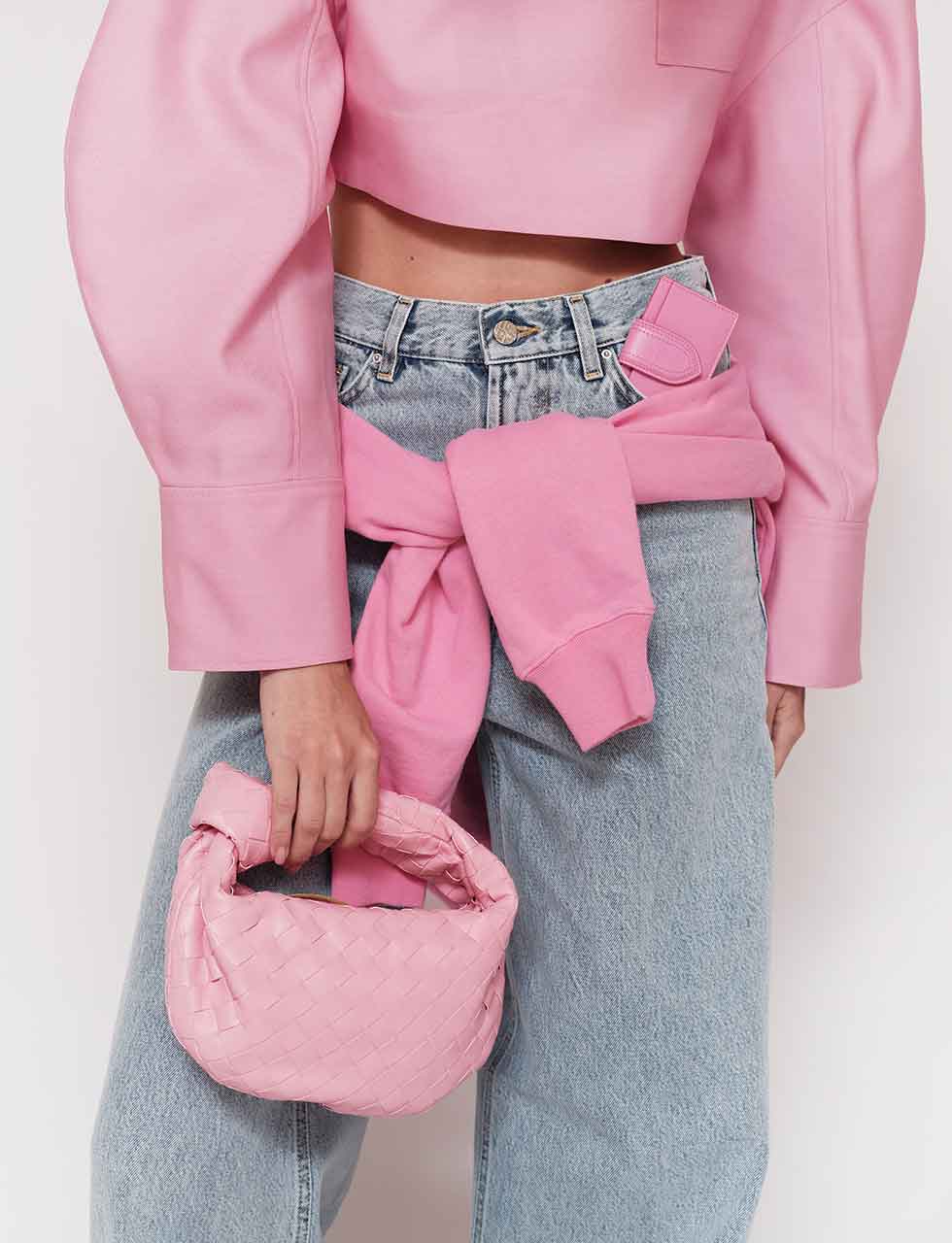 Jodie Mini Handbag Bottega veneta оригінал – Купити в Україні – вид ззаду