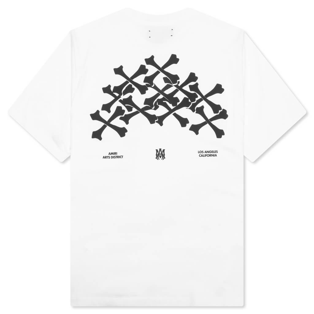 Оригінальна Bones Stacked Tee Amiri – вид ззаду