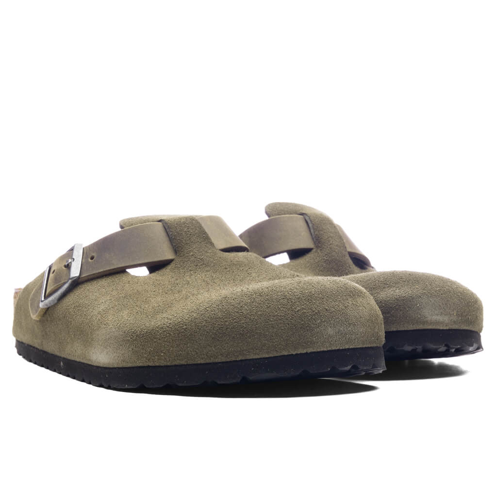 Boston Mixed Leather Birkenstock – Гарантія оригінальності – вид ззаду