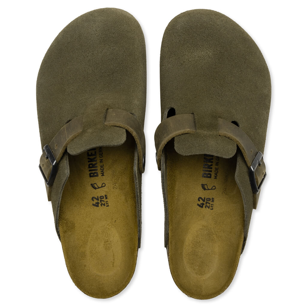 Boston Mixed Leather Birkenstock – Гарантія оригінальності – збільшений вид - BIRKENSTOCK
