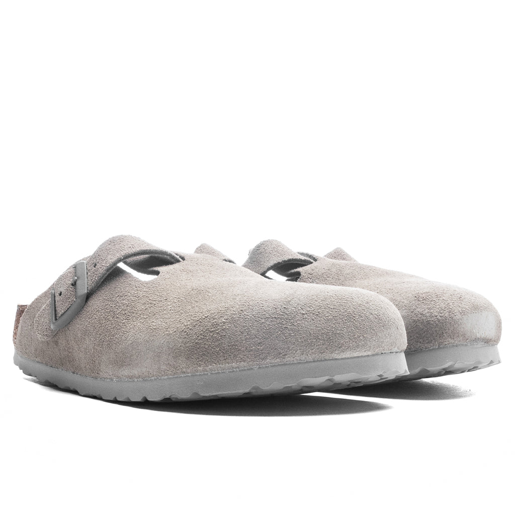 Boston Suede Leather Birkenstock оригінал – Купити в Україні – вид ззаду - BIRKENSTOCK