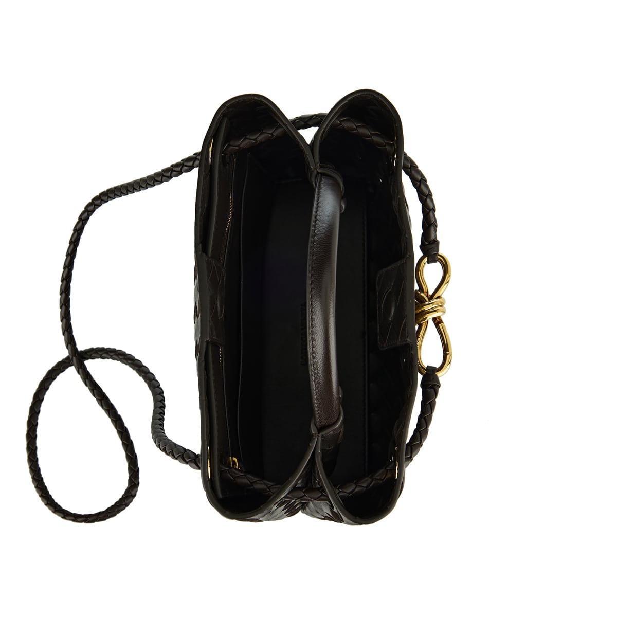 Andiamo Small Leather Tote Bag Bottega veneta оригінал – Купити в Україні – збільшений вид