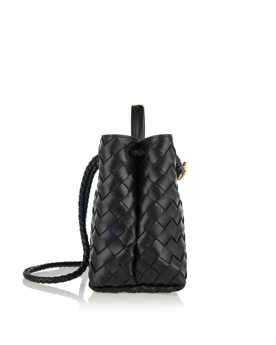 Andiamo Small Leather Tote Bottega veneta оригінал – Купити в Україні – вид ззаду