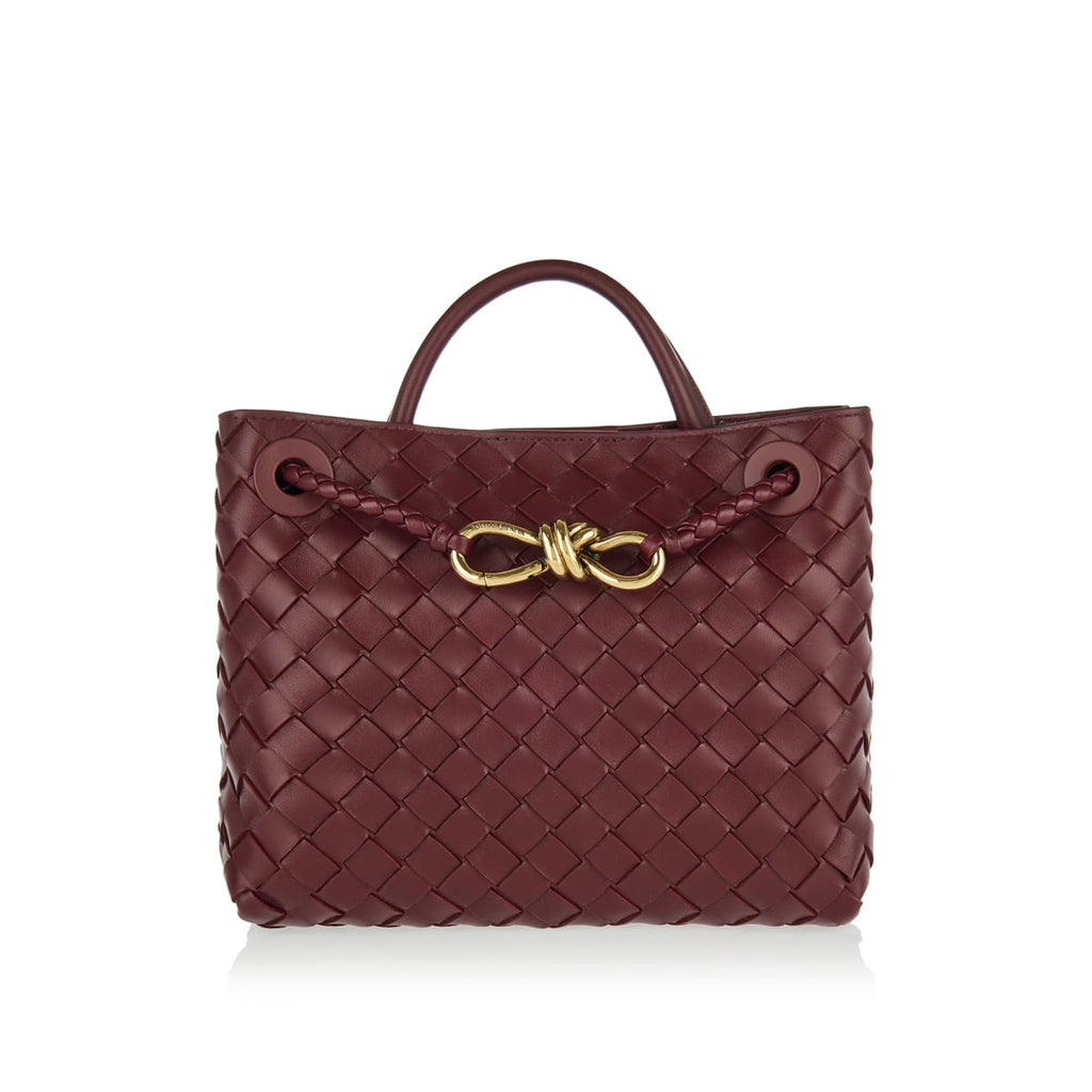 Andiamo Small Leather Tote Bag Bottega veneta оригінал – Купити в Україні – боковий вид