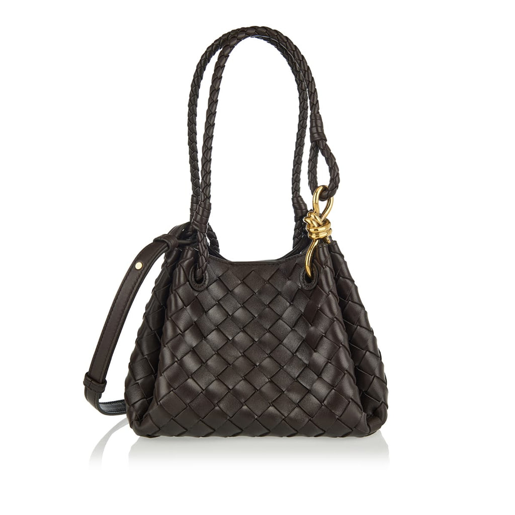 Оригінальна Parachute Small Shoulder Bag Bottega veneta – боковий вид