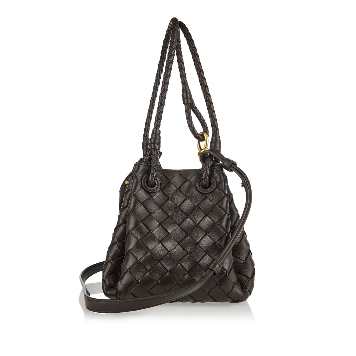 Оригінальна Parachute Small Shoulder Bag Bottega veneta – вид ззаду