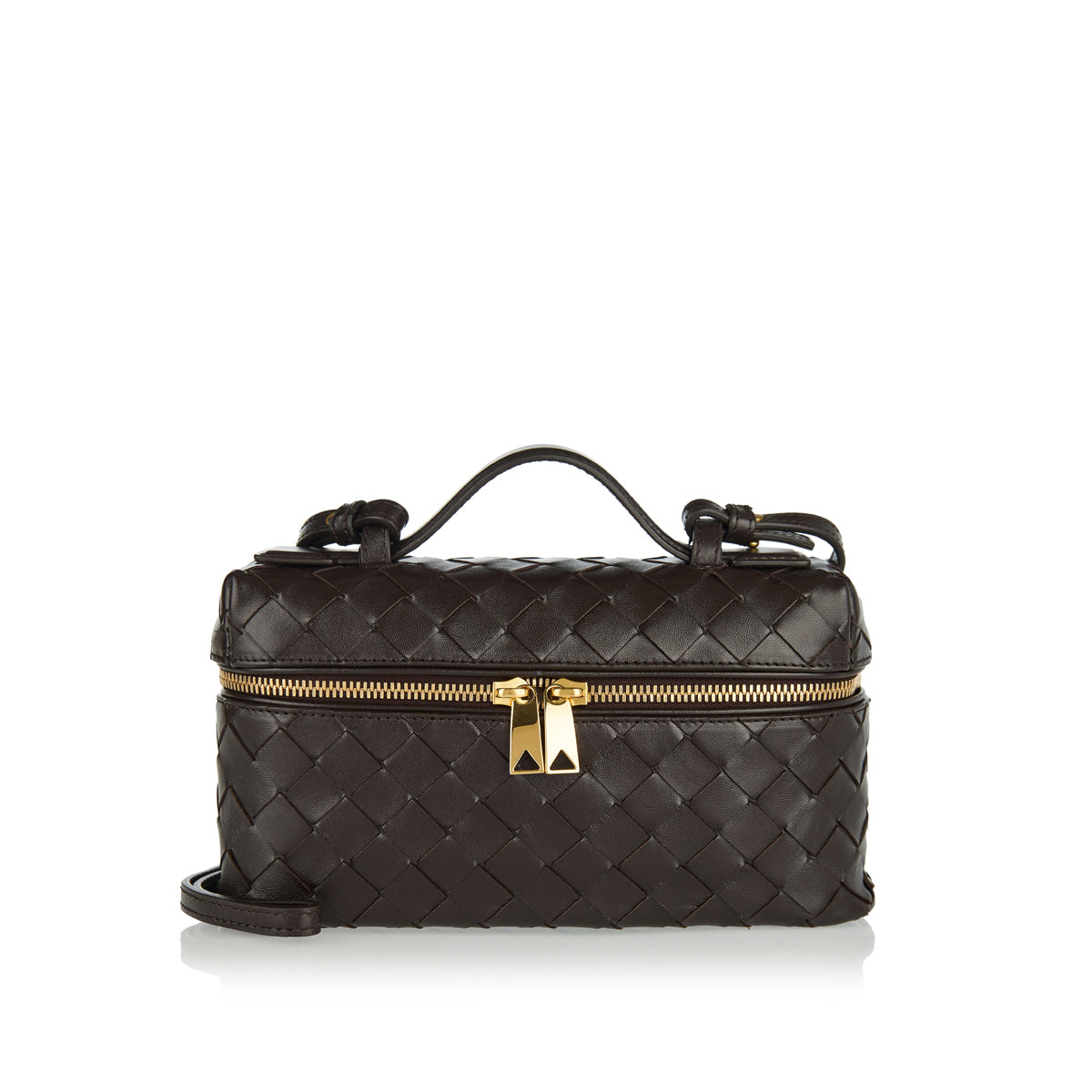 Bang Bang Leather Vanity Case Bottega veneta оригінал – Купити в Україні – боковий вид