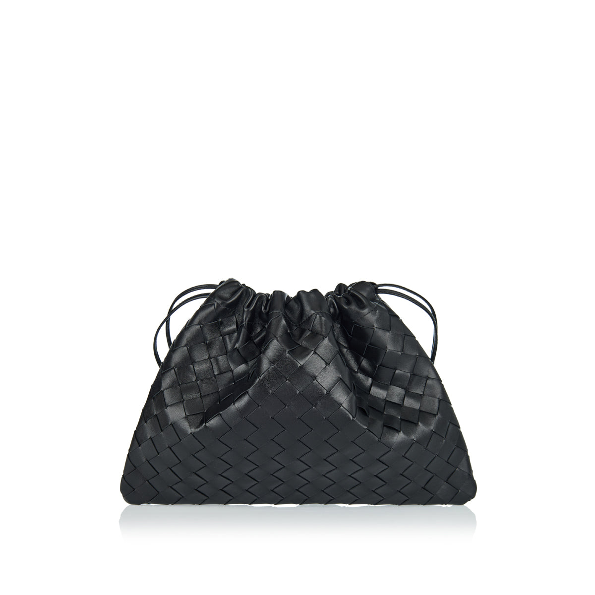 Оригінальна Dustbag Intrecciato Leather Pouch Bottega veneta – боковий вид