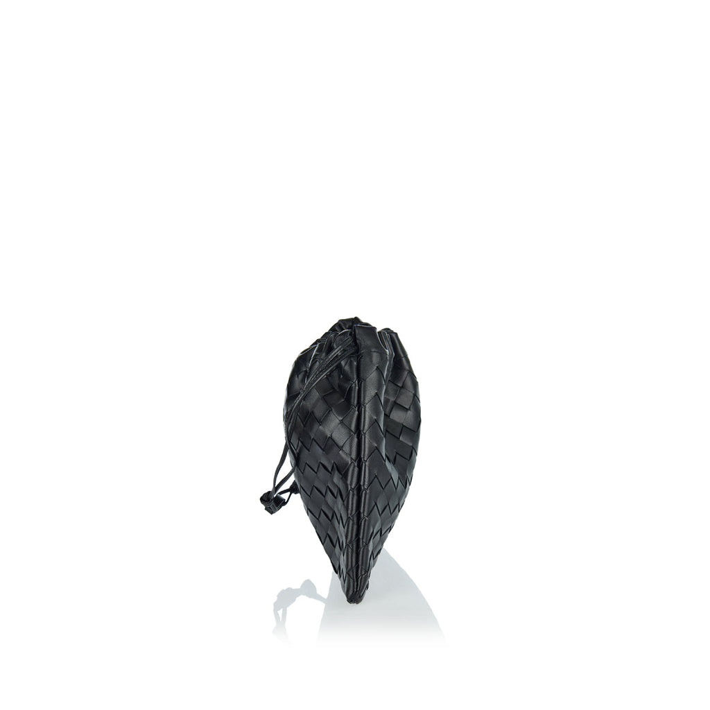 Оригінальна Dustbag Intrecciato Leather Pouch Bottega veneta – вид ззаду