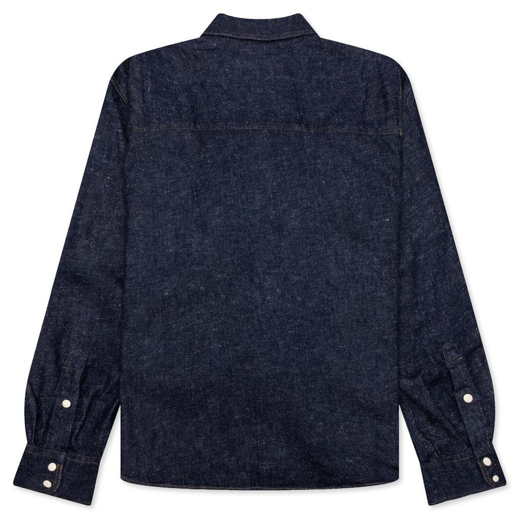 Boxy Western Denim L Stussy – Гарантія оригінальності – вид ззаду