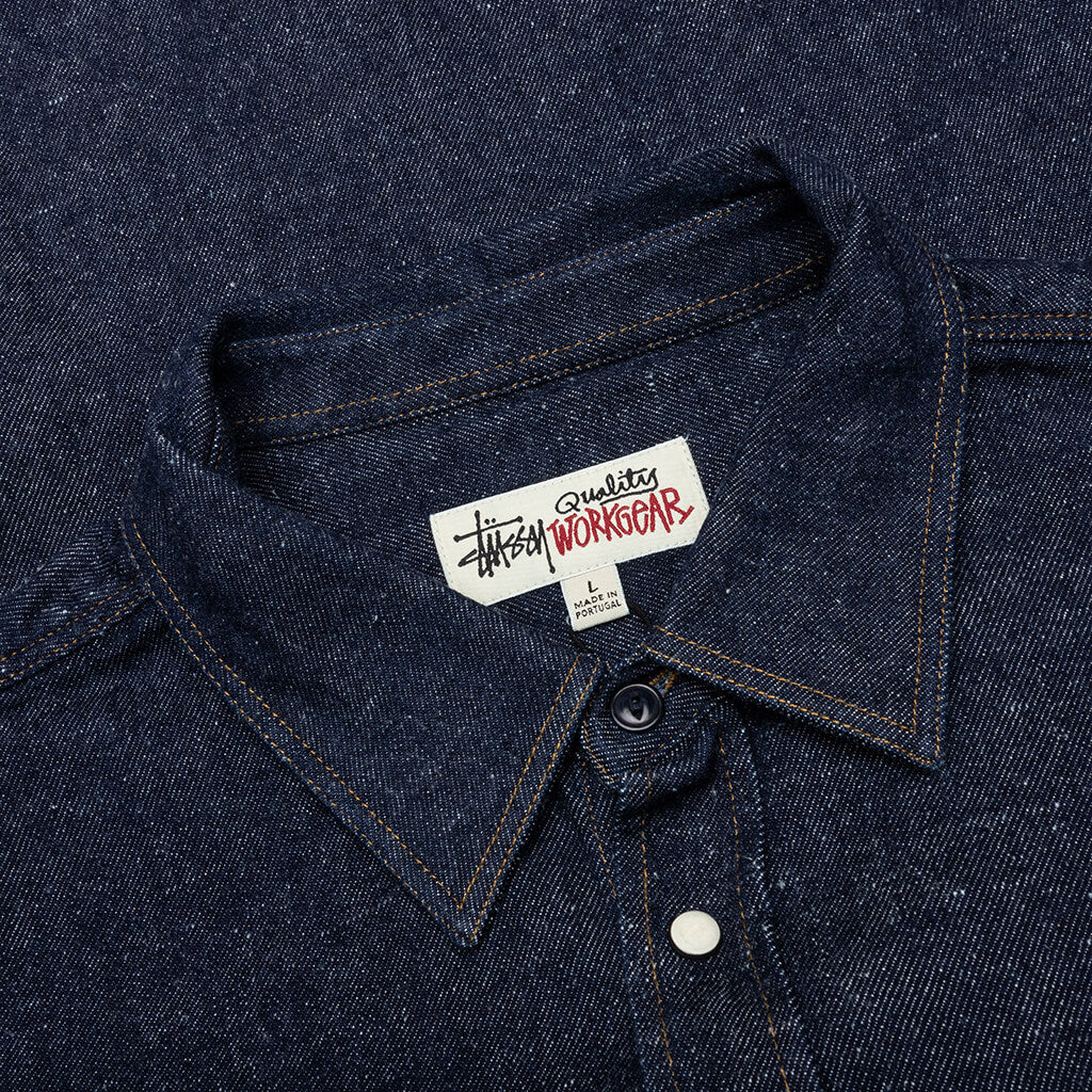 Boxy Western Denim L Stussy – Гарантія оригінальності – детальний вид