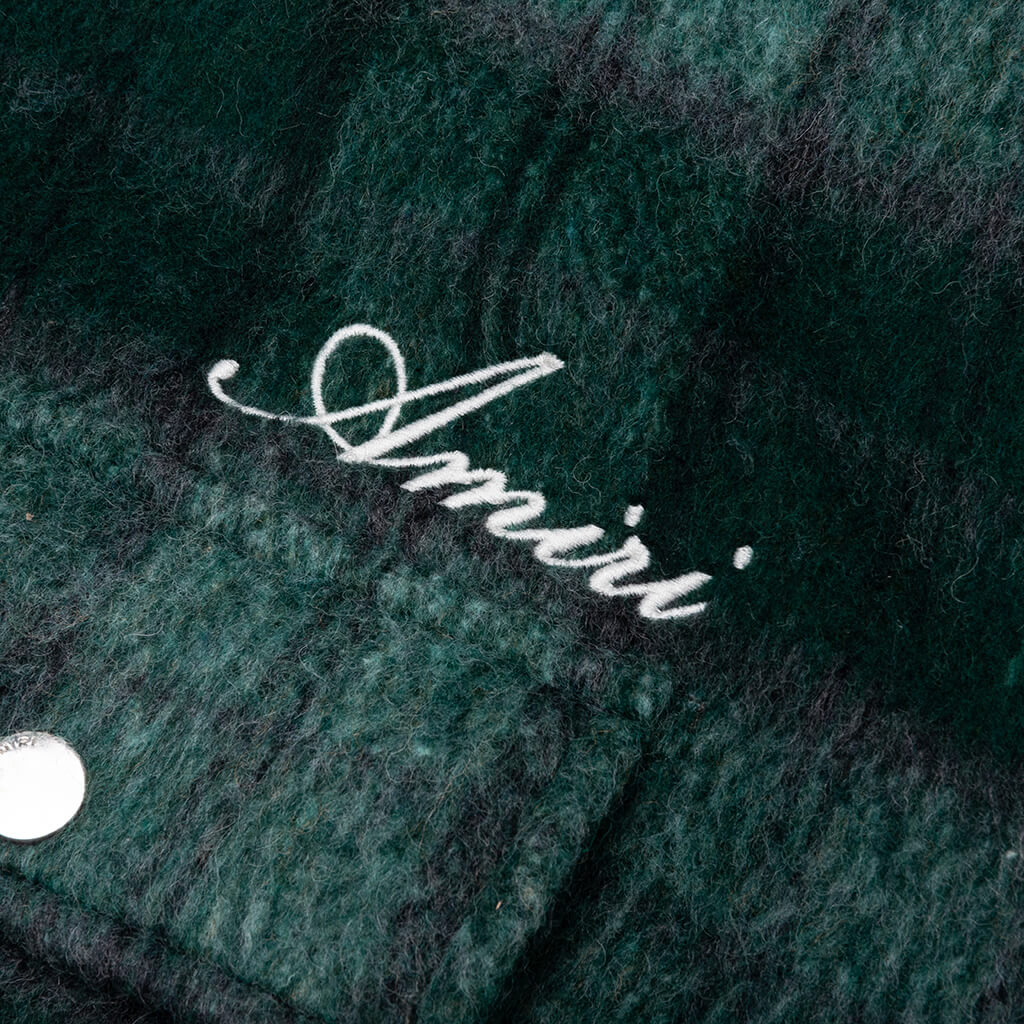 Brushed Plaid Overshirt Amiri – Гарантія оригінальності – детальний вид